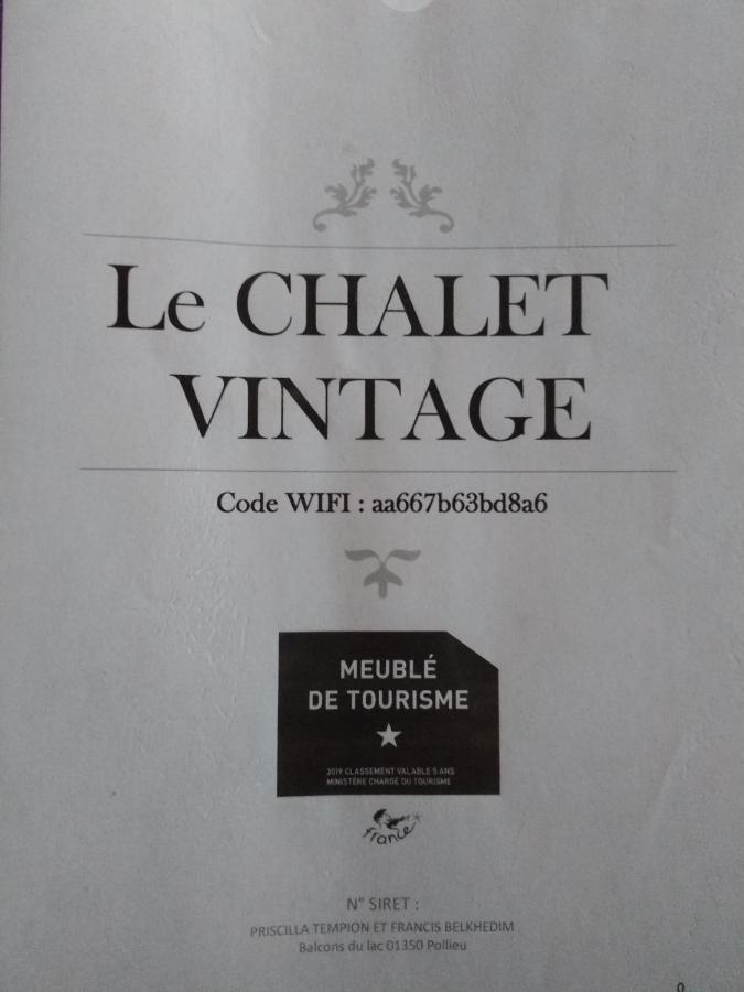 Chalet Vintage Pollieu Exteriör bild